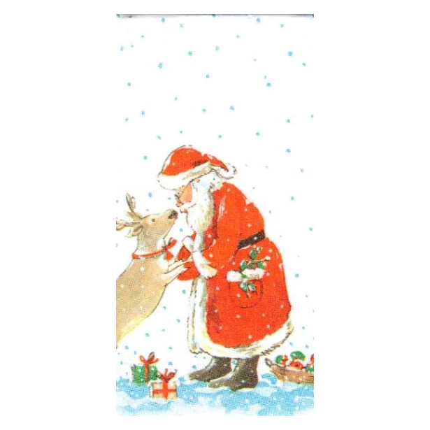 Chusteczka - Mikołaj i renifer