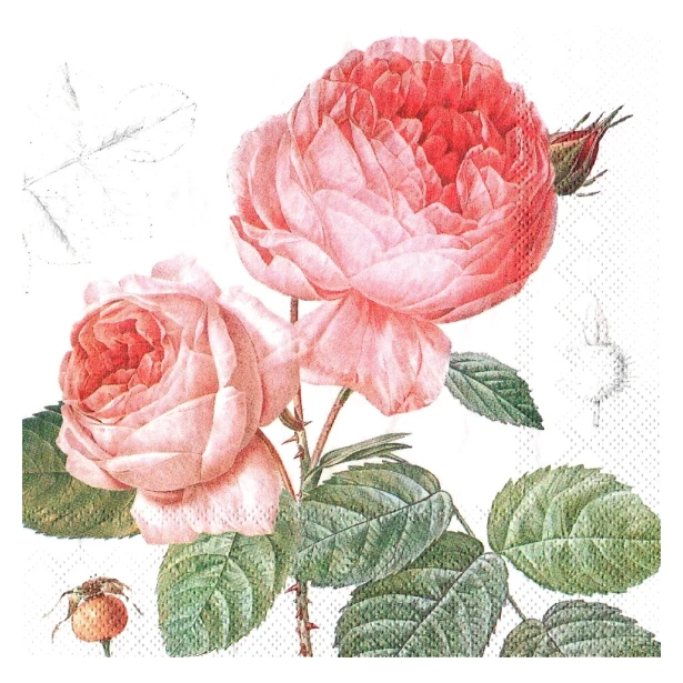 Serwetka - Róże