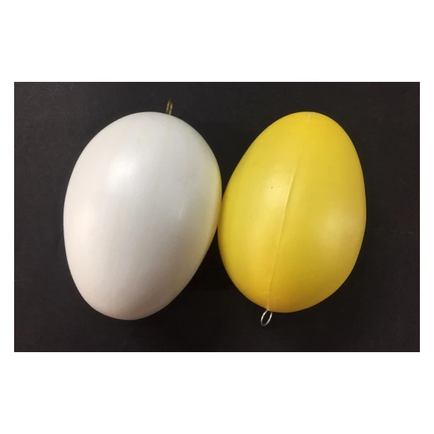 Jajko plastikowe 11 cm  ŻÓŁTY MIX