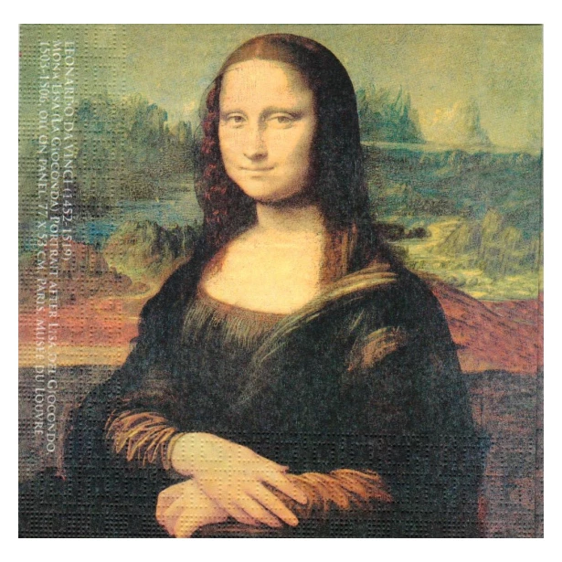 Serwetka - Mona Lisa