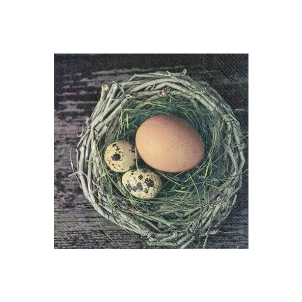 Serwetka mała - Jajka w gniazdku
