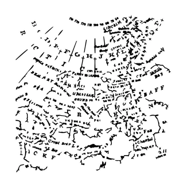 Szablon Maska 15x15cm - The Map/Mapa