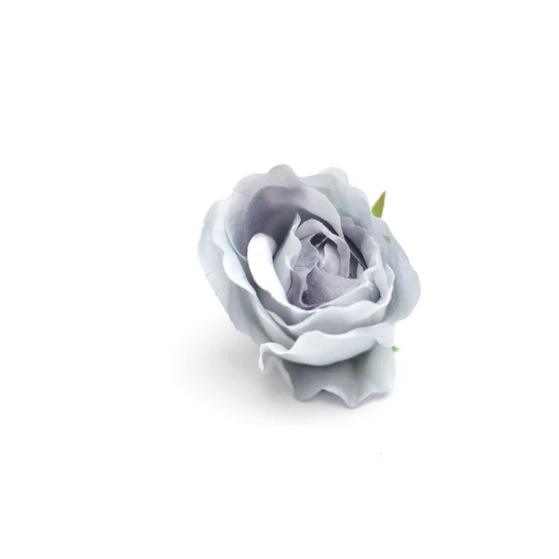 Wyrobowa główka Róża BŁĘKITNA 8x7cm
