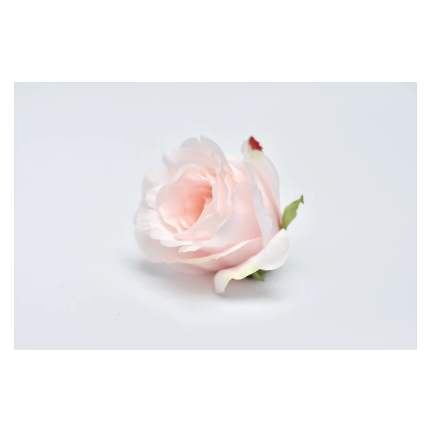 Wyrobowa główka Róża JASNY RÓŻ 8x7cm