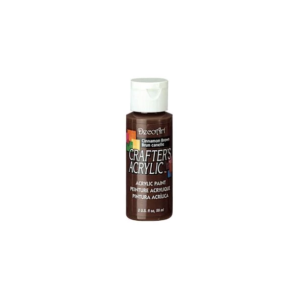 Farba akrylowa Crafter's Acrylic - Cinnamon Brown/ Cynamonowy Brąz - 59 ml