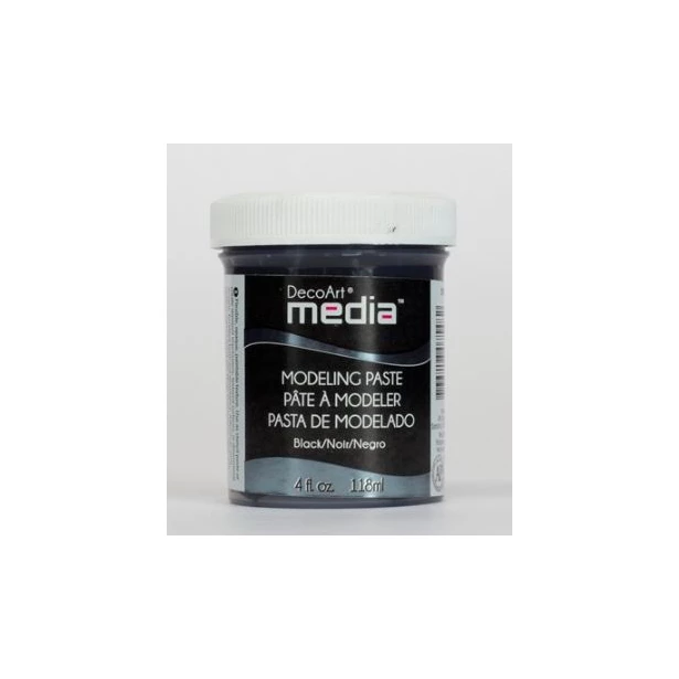 Decoart Media - Modeling Paste Black  118ml