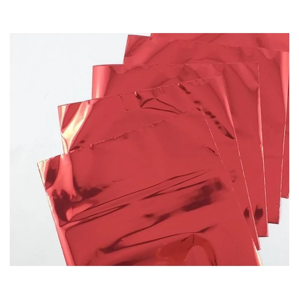 Folia metaliczna termoton - czerwona 5 sztuk