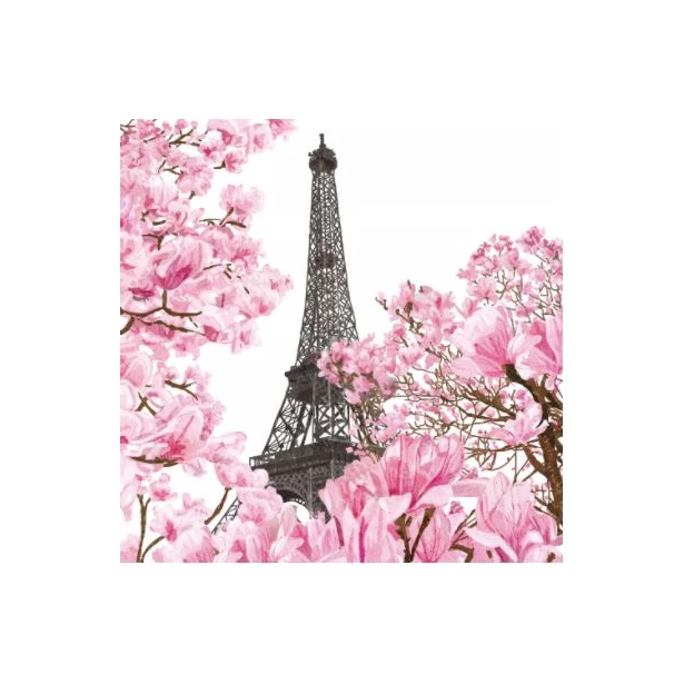 Serwetka - Paryż, magnolia