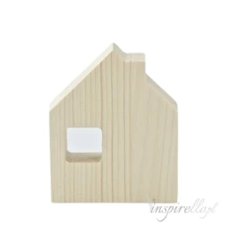 Domek mały z okienkiem - drewno  grubości 2cm.,   wys. 10cm