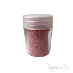 Mikrokulki różowe PERŁOWE 1-1,5mm - ok. 20ml