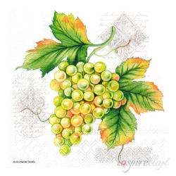 Serwetka mała - winogrona