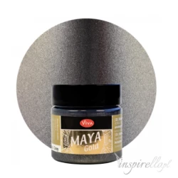 Maya Gold - Farba metaliczna 45ml SZARY