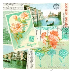 Serwetka - pocztówki z Wenecji