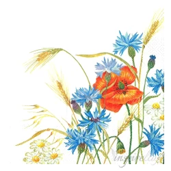 Serwetka - Kwiaty polne