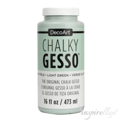 DecoArt-Chalky Gesso Light Green 473 ml