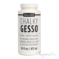 DecoArt-Chalky Gesso White 473 ml