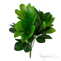 Bukiet zielonych liści dekoracyjnych - 33cm