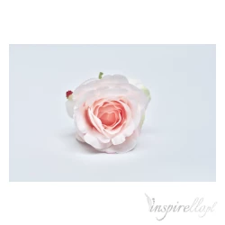 Wyrobowa główka Róża JASNY RÓŻ 8x7cm