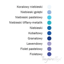 Happy Color - zestaw 10 farb akrylowych odcienie niebieskiego