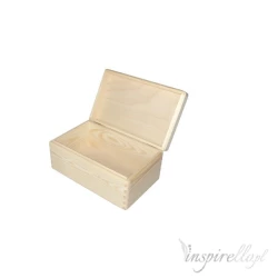Pudełko prostokątne z wiekiem - 29x18x12,5cm
