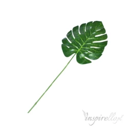 Gałązka ozdobna Liść Lipy zielony - 55cm